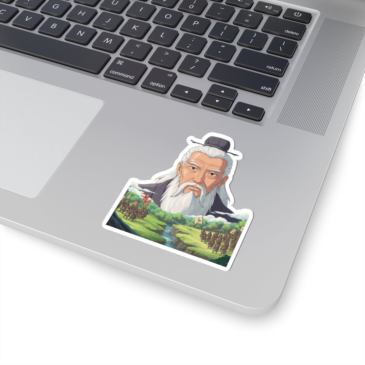 Sticker Sun Tzu Estilo Ghibli | Pegatina Anime de Estrategia