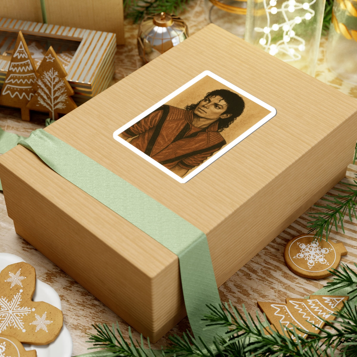 Michael Jackson Sepia – Sticker Vintage