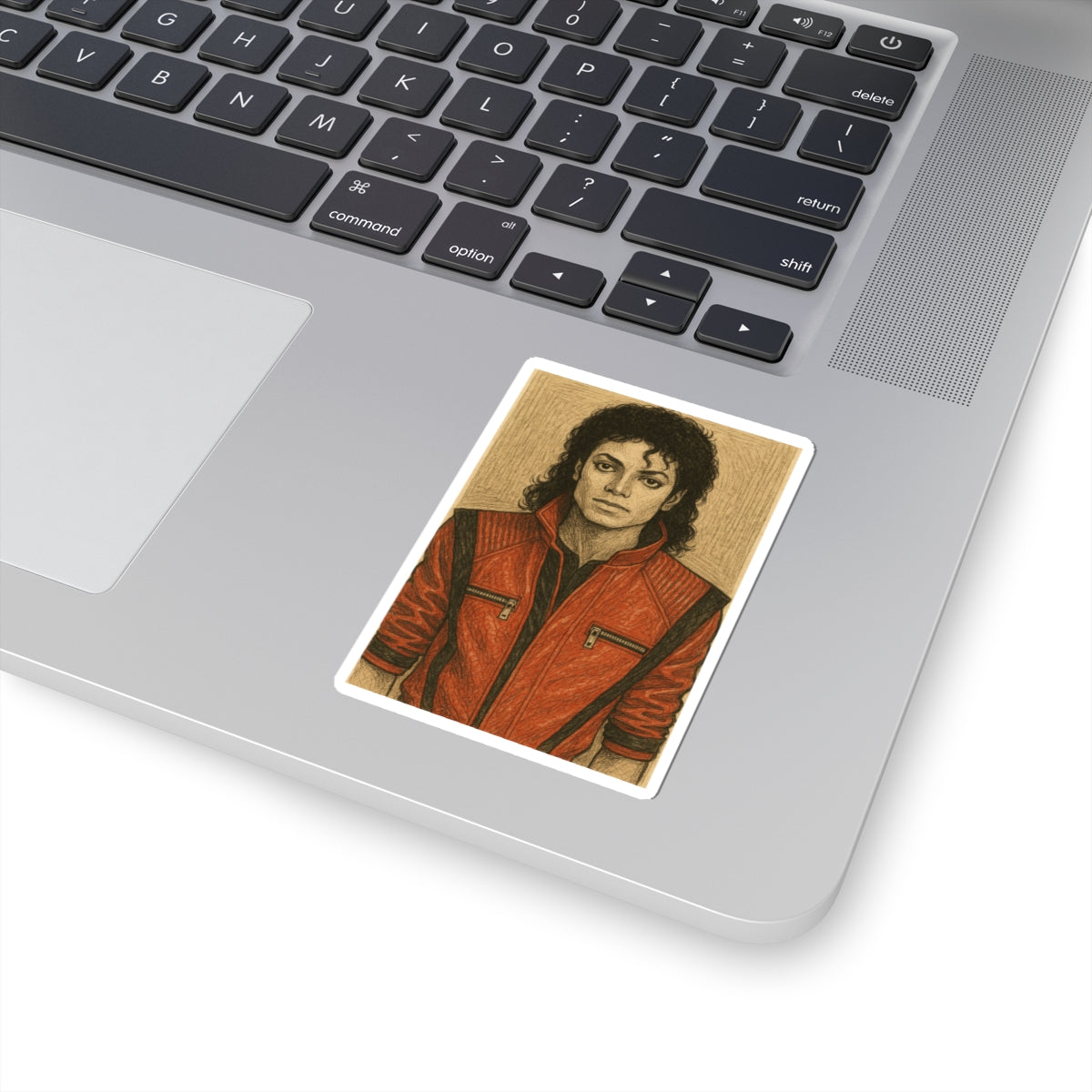 Sticker Michael Jackson Estilo Retro Sketch