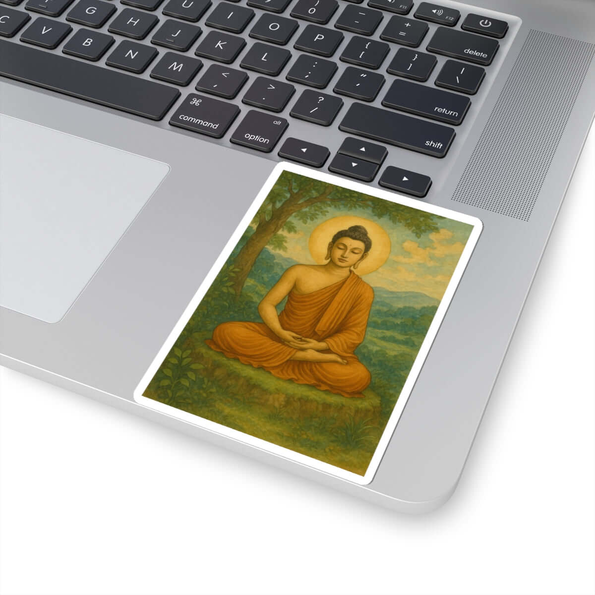 Sticker Buda Meditativo – Arte espiritual en acuarela