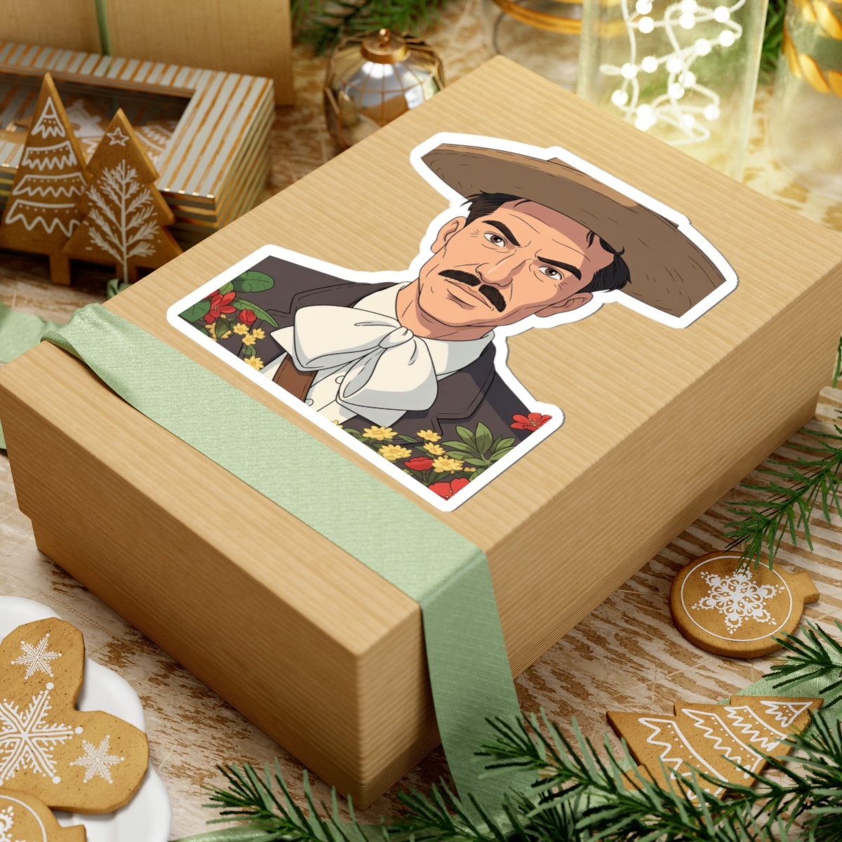 Sticker Pancho Villa Kiss-Cut | Laptop, Celular