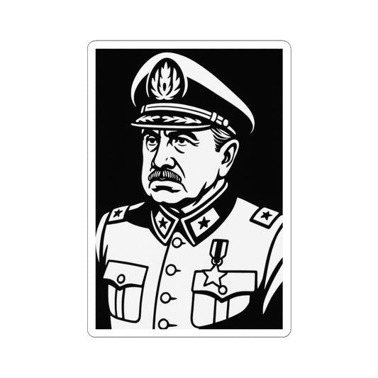 Sticker Augusto Pinochet – Arte stencil urbano