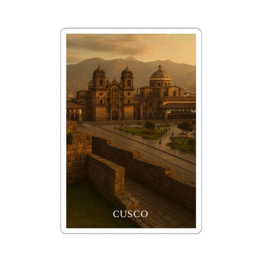 Sticker Cusco: Corazón del Imperio Inca en Perú