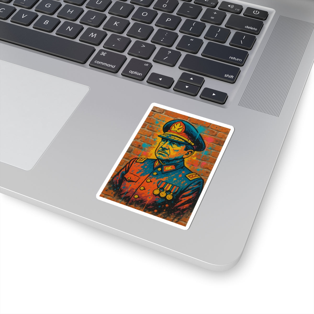 Sticker Augusto Pinochet – Arte callejero graffiti