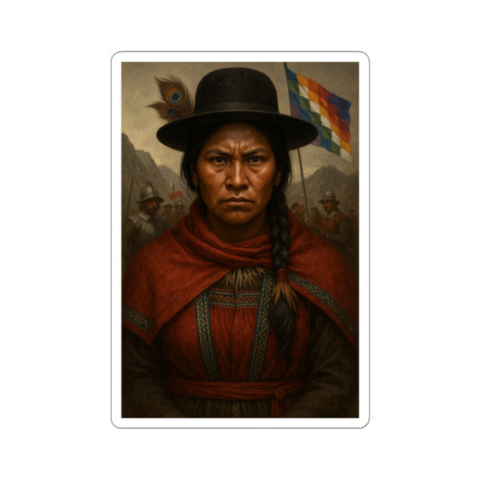 🇧🇴 Sticker Bartolina Sisa – Resistencia Andina