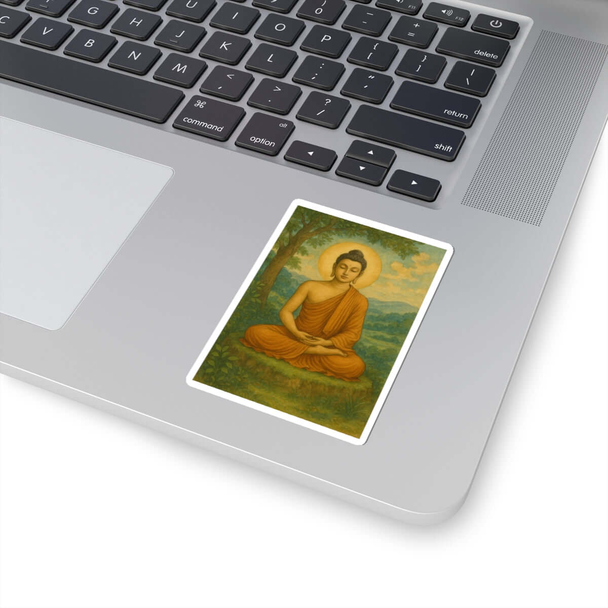 Sticker Buda Meditativo – Arte espiritual en acuarela