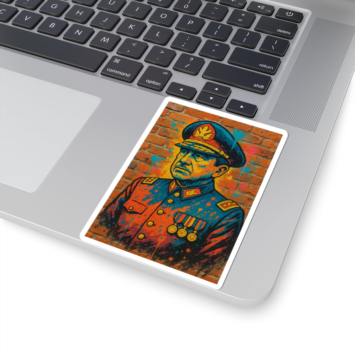 Sticker Augusto Pinochet – Arte callejero graffiti