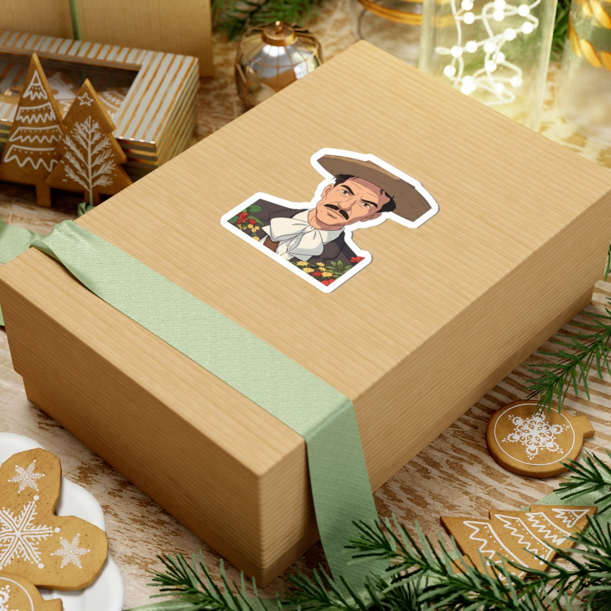 Sticker Pancho Villa Kiss-Cut | Laptop, Celular