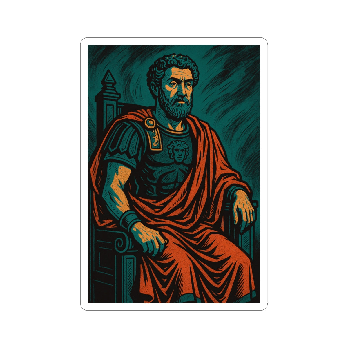 Marco Aurelio – Sabiduría Estoica en Tinta y Fuego