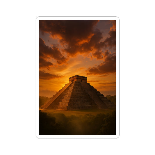 Sticker Chichén Itzá Pirámide Maya México