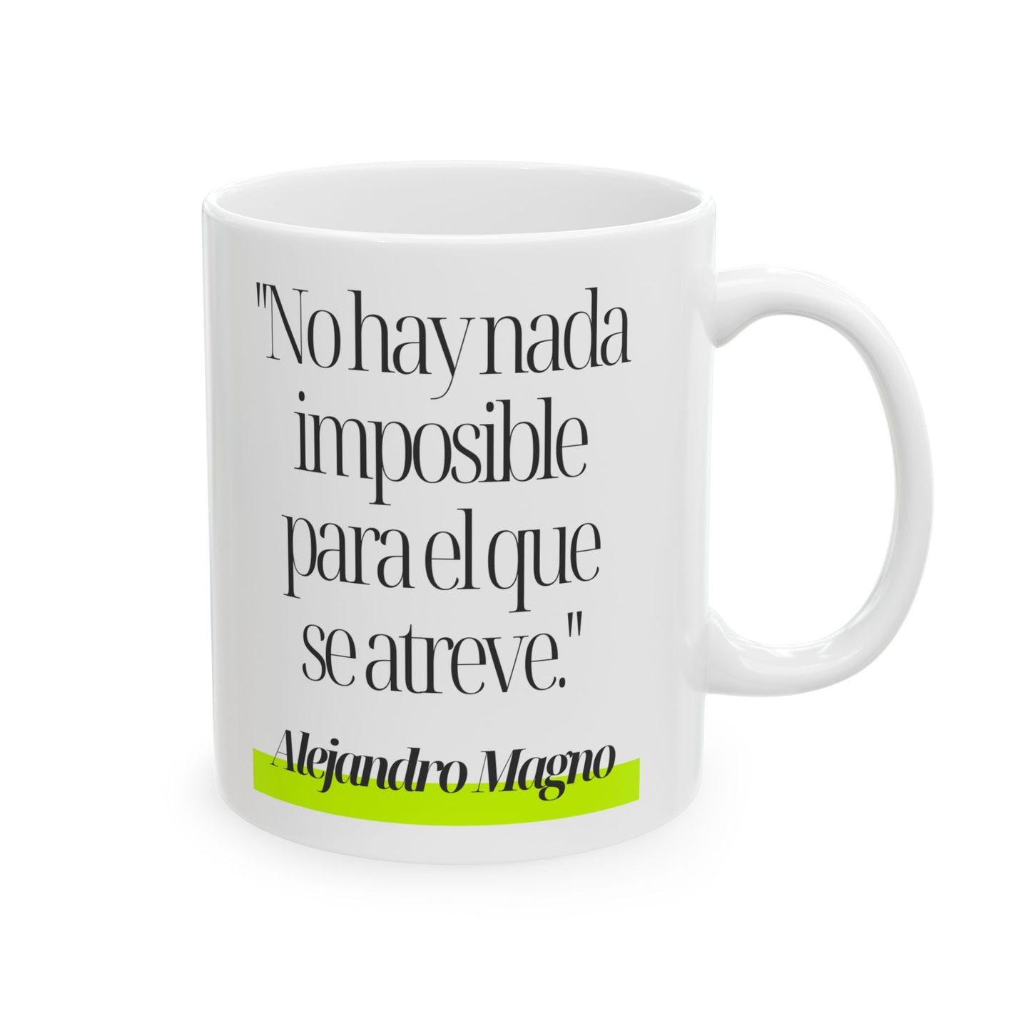 Taza Alejandro Magno - El Conquistador Legendario | Mug Histórico