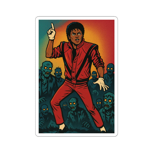Sticker Michael Jackson Thriller Zombi Pop