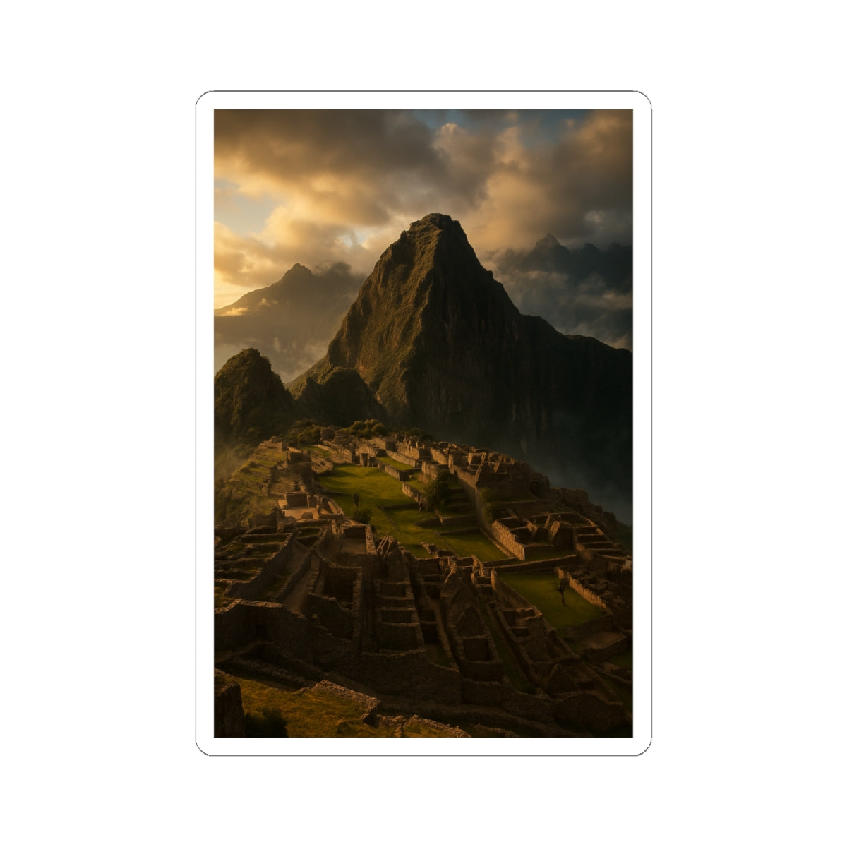 Calcomanía Machu Picchu Perú Maravilla Arqueológica