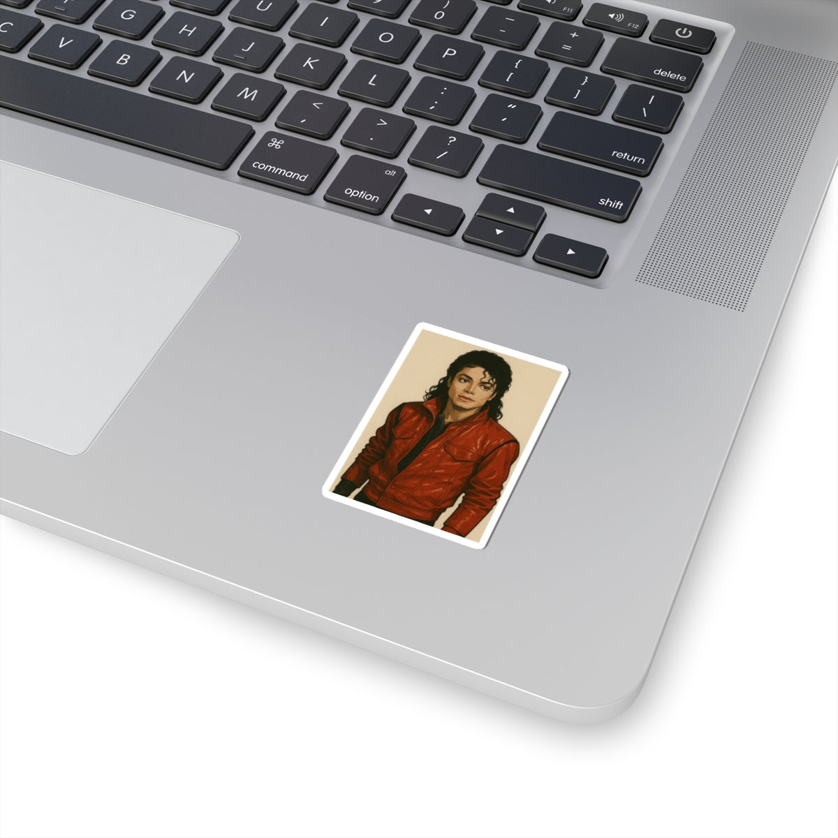 Sticker Retro de Michael Jackson Estilo Años 80