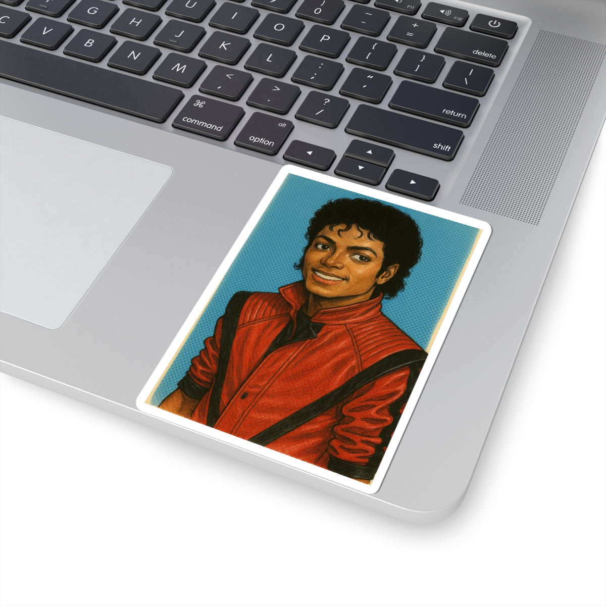 Sticker Michael Jackson Sonrisa Ochentera