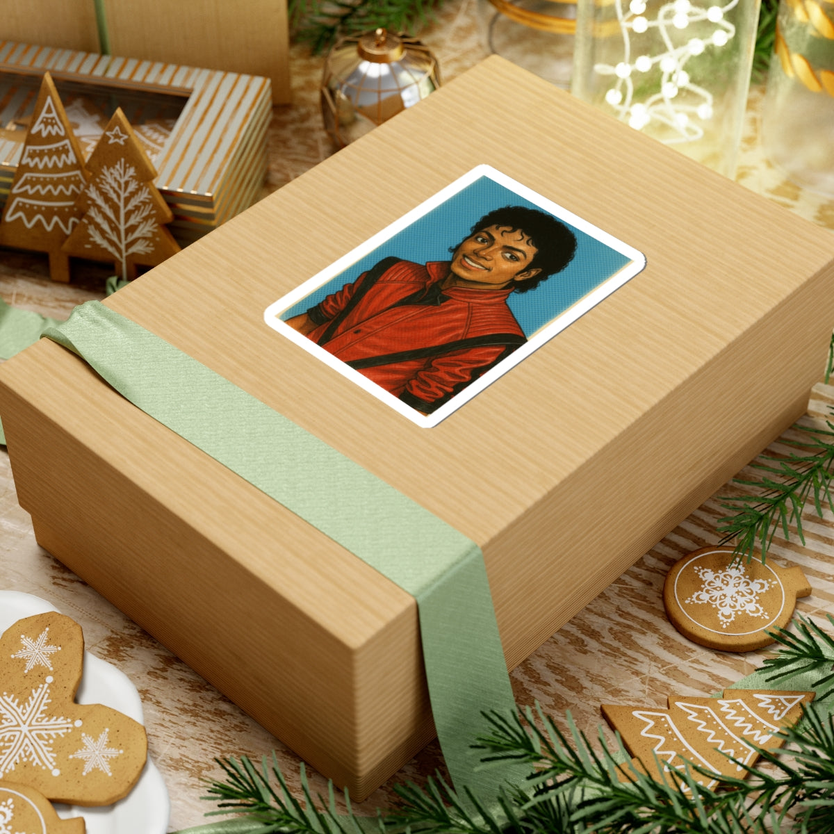 Sticker Michael Jackson Sonrisa Ochentera