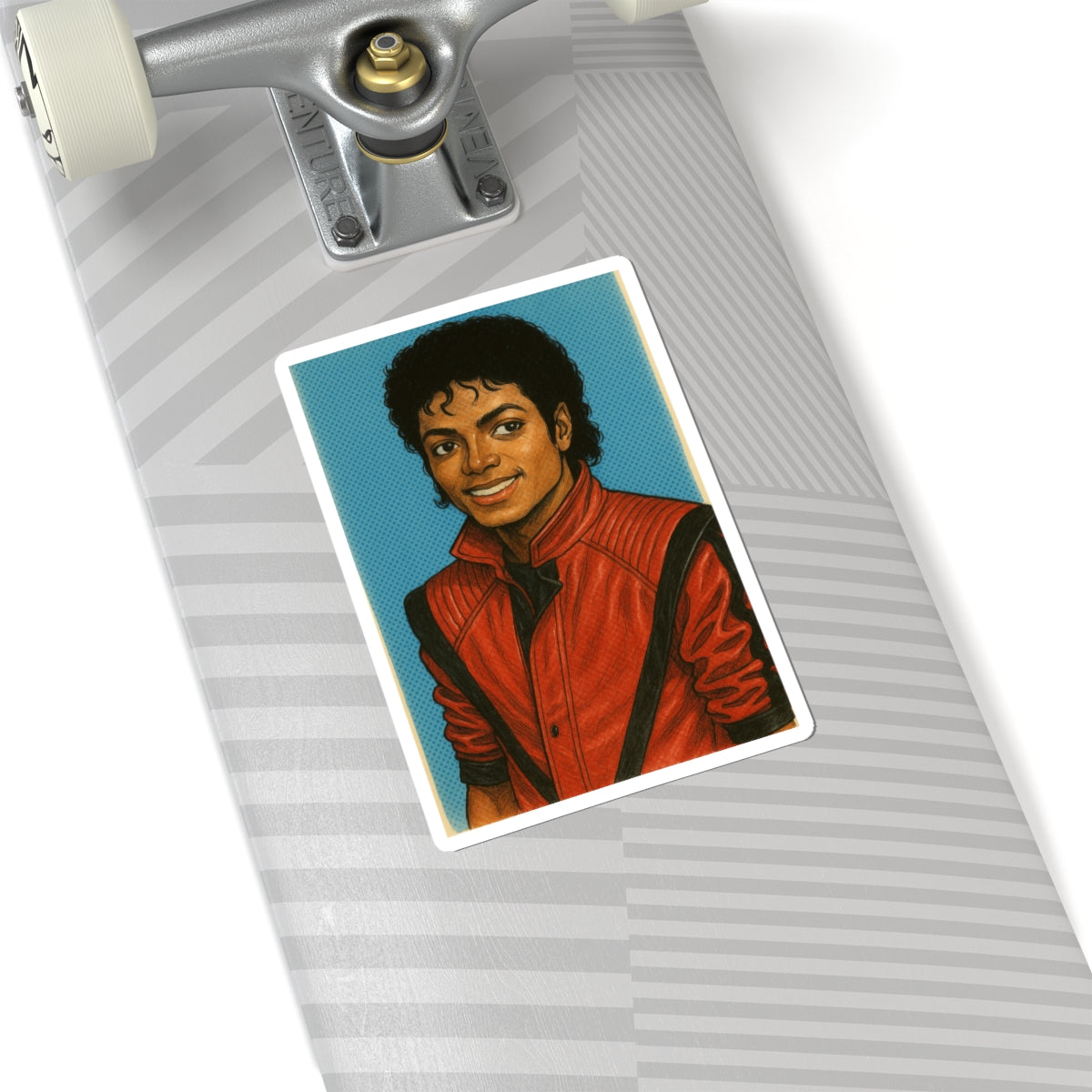Sticker Michael Jackson Sonrisa Ochentera