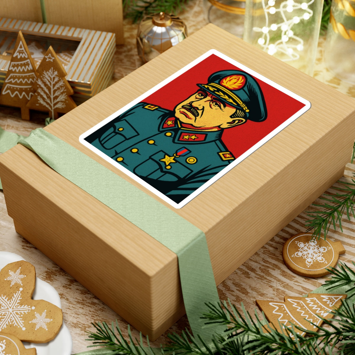 Sticker Augusto Pinochet – Caricatura cómic histórica