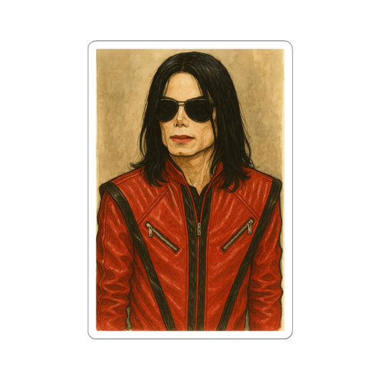 Sticker Michael Jackson Estilo Thriller Moderno