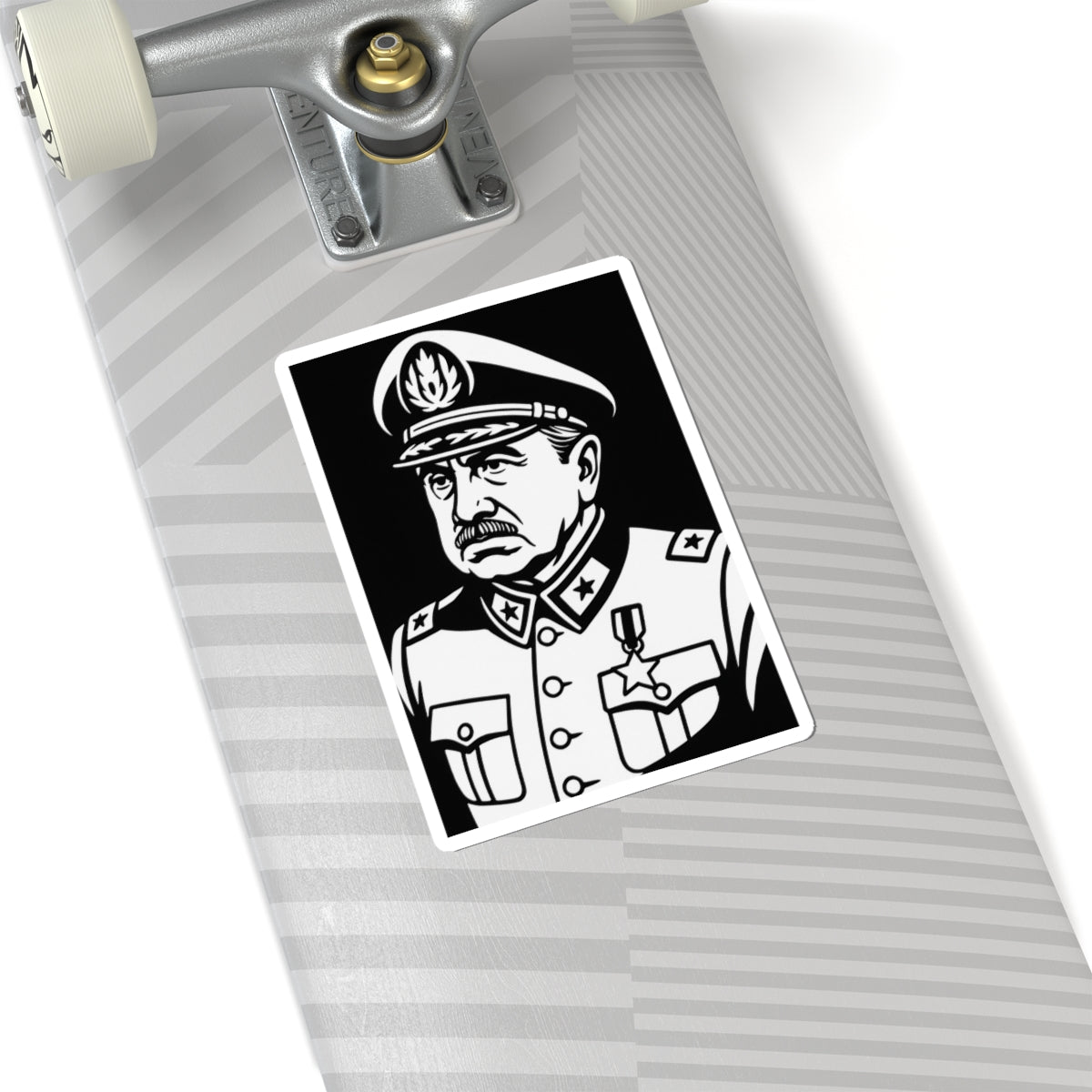 Sticker Augusto Pinochet – Arte stencil urbano