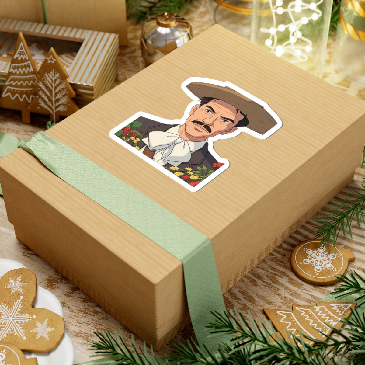 Sticker Pancho Villa Kiss-Cut | Laptop, Celular