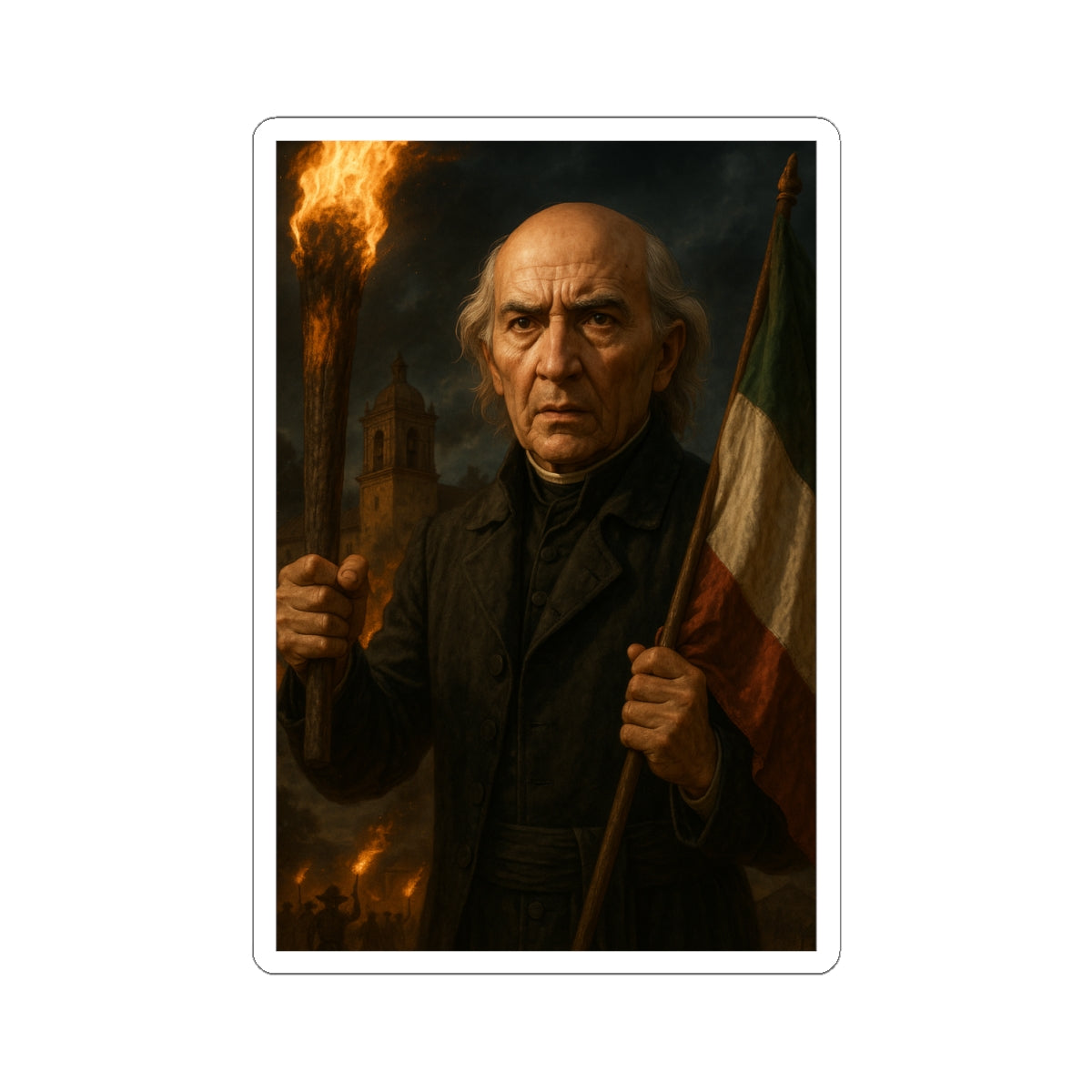 Sticker Miguel Hidalgo - Padre de la Patria Mexicana