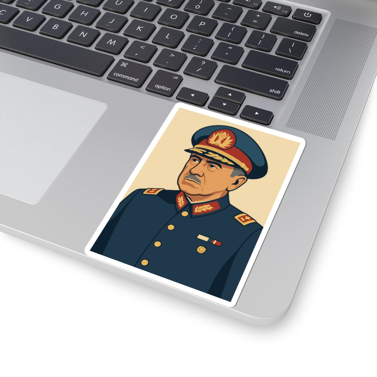 Sticker Augusto Pinochet – Arte minimalista vectorial
