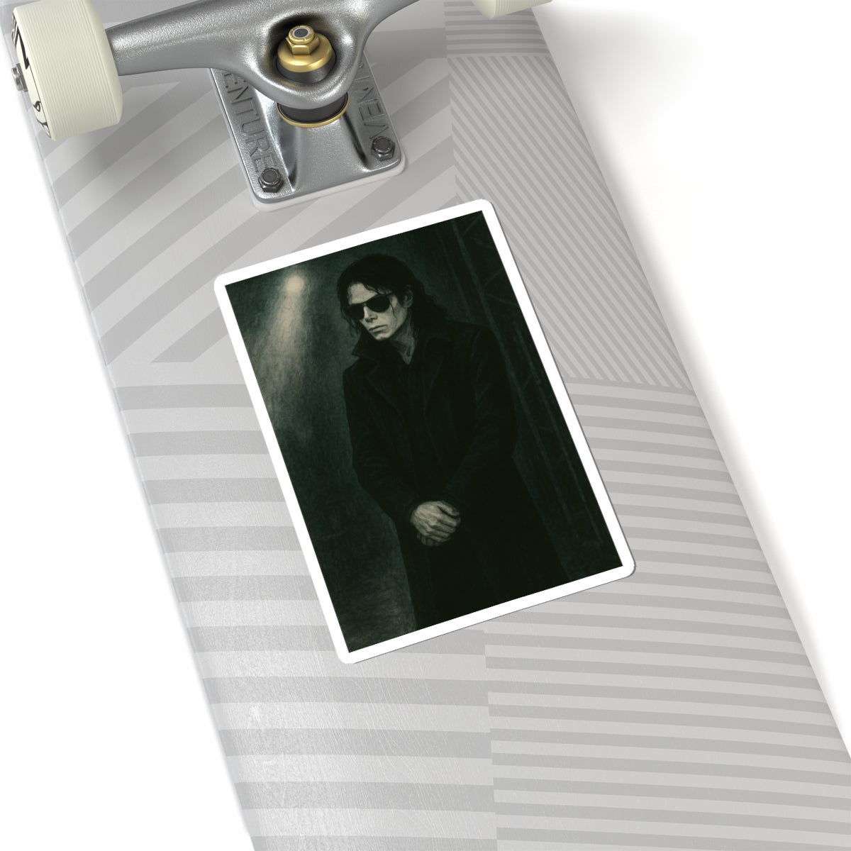 Sticker Michael Jackson Oscuro – Estilo Neo-Noir Ilustrado