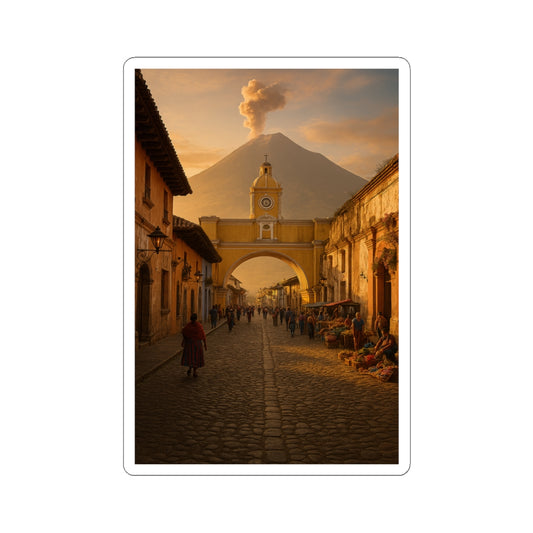 Sticker Antigua Guatemala - Patrimonio UNESCO