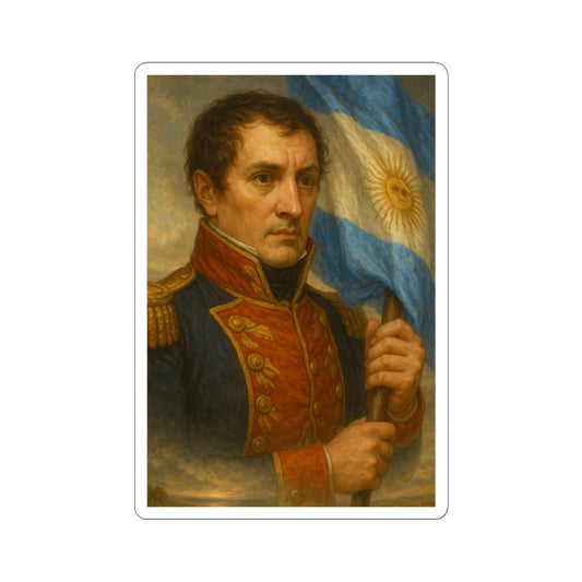 Sticker Manuel Belgrano - Creador Bandera Argentina