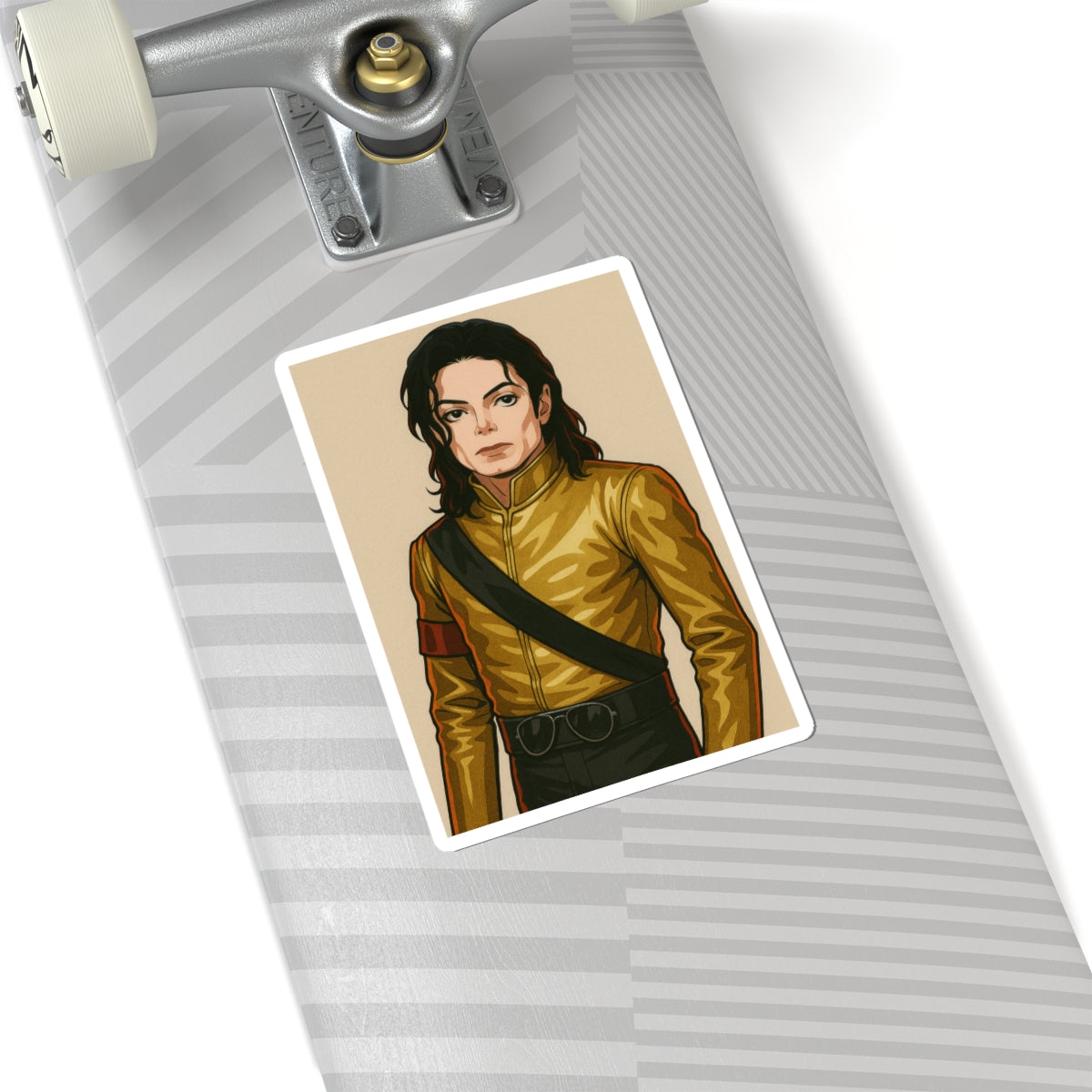 Michael Jackson Sticker Traje Dorado