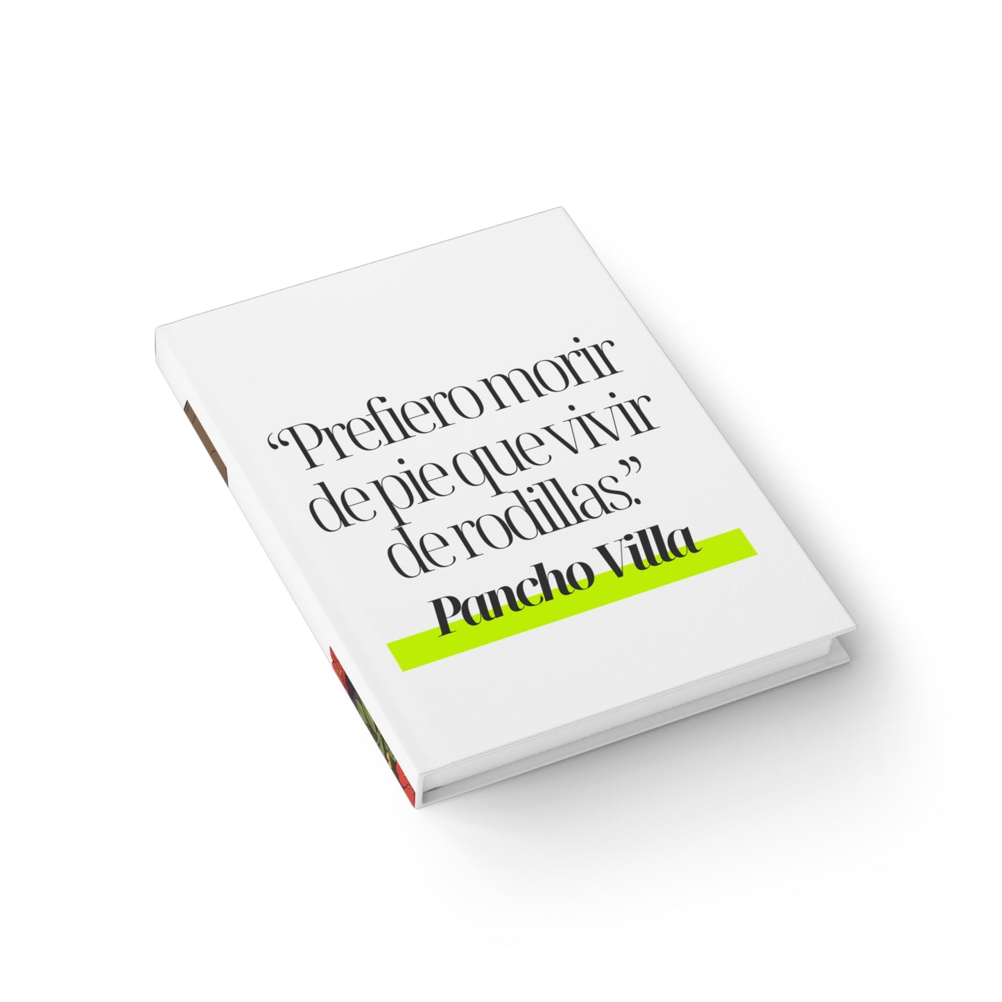 Cuaderno Pancho Villa | Frase Inspiradora