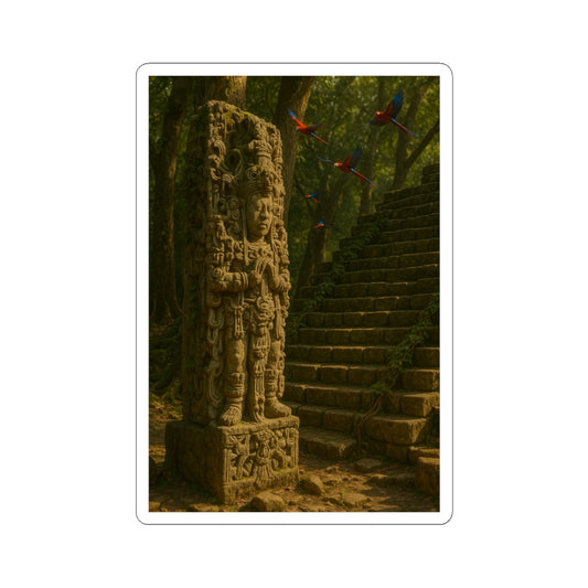 Sticker Copán: Estelas Mayas de Honduras