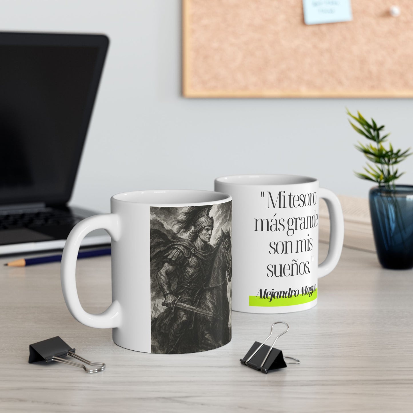Taza Filosófica de Alejandro Magno – Sueños y Conquista
