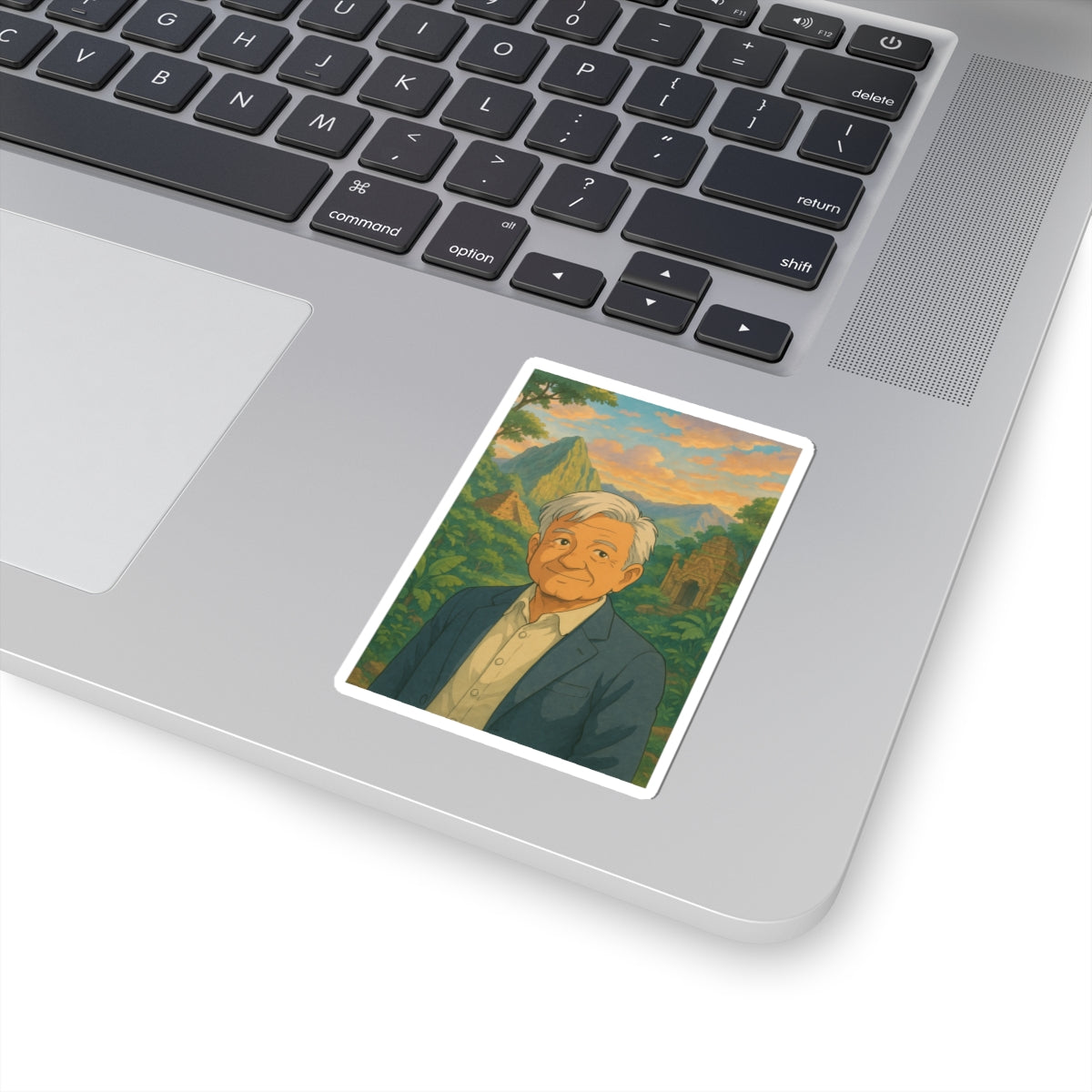 AMLO Sticker Fantasía – Inspiración Ghibli