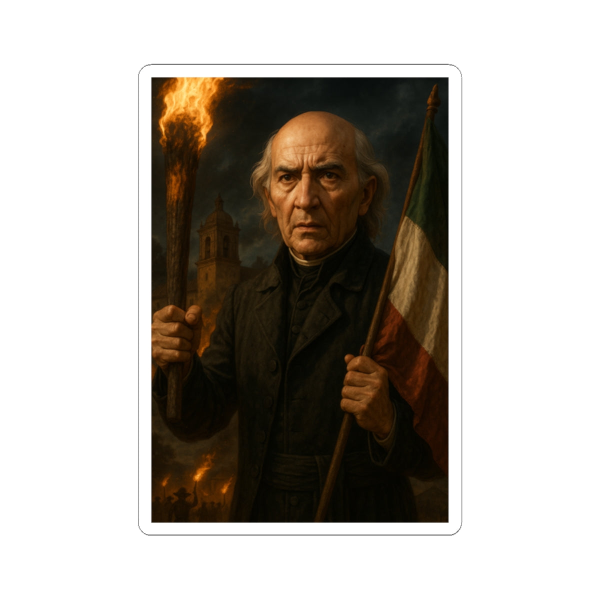 Sticker Miguel Hidalgo - Padre de la Patria Mexicana