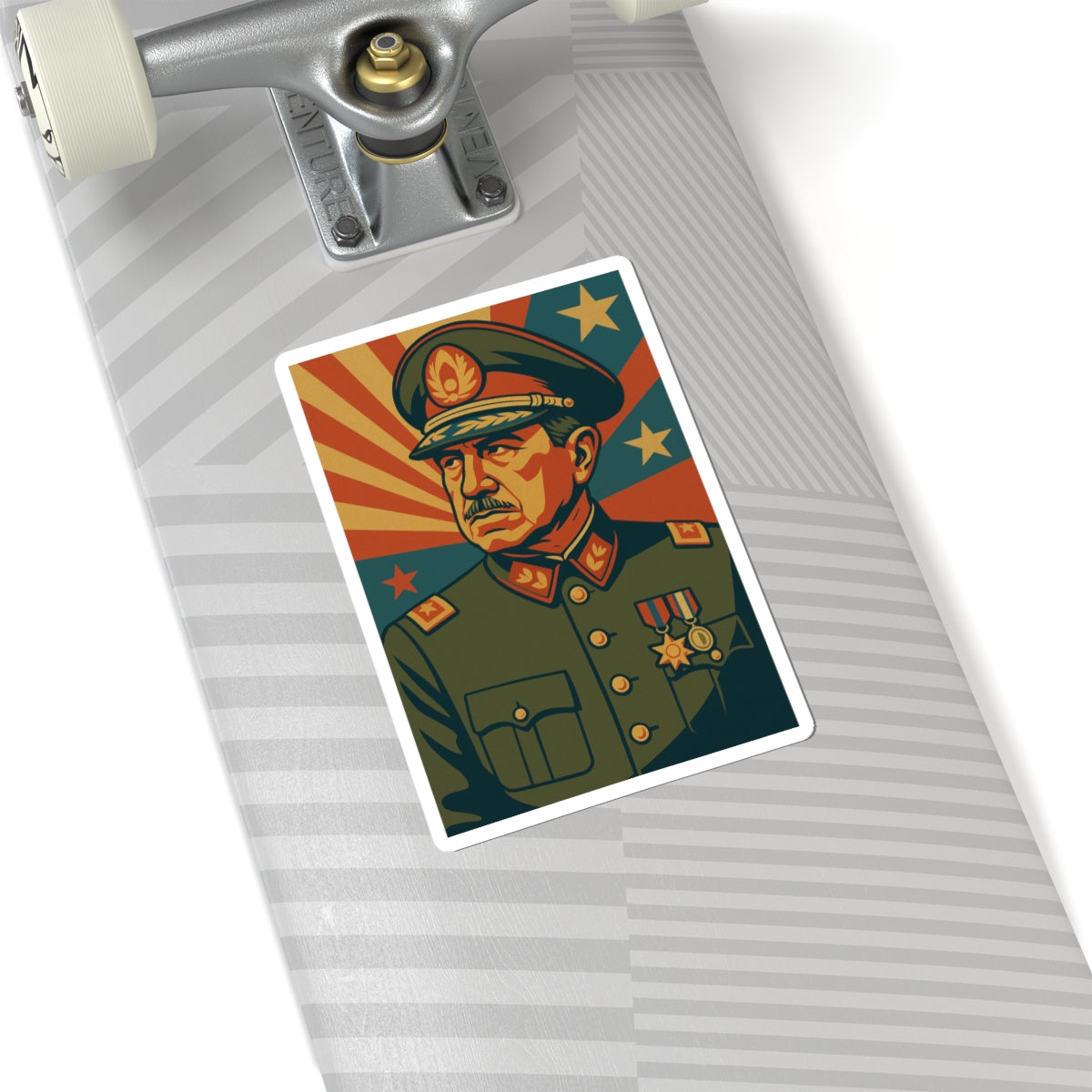 Sticker Augusto Pinochet – Arte retro propaganda histórica