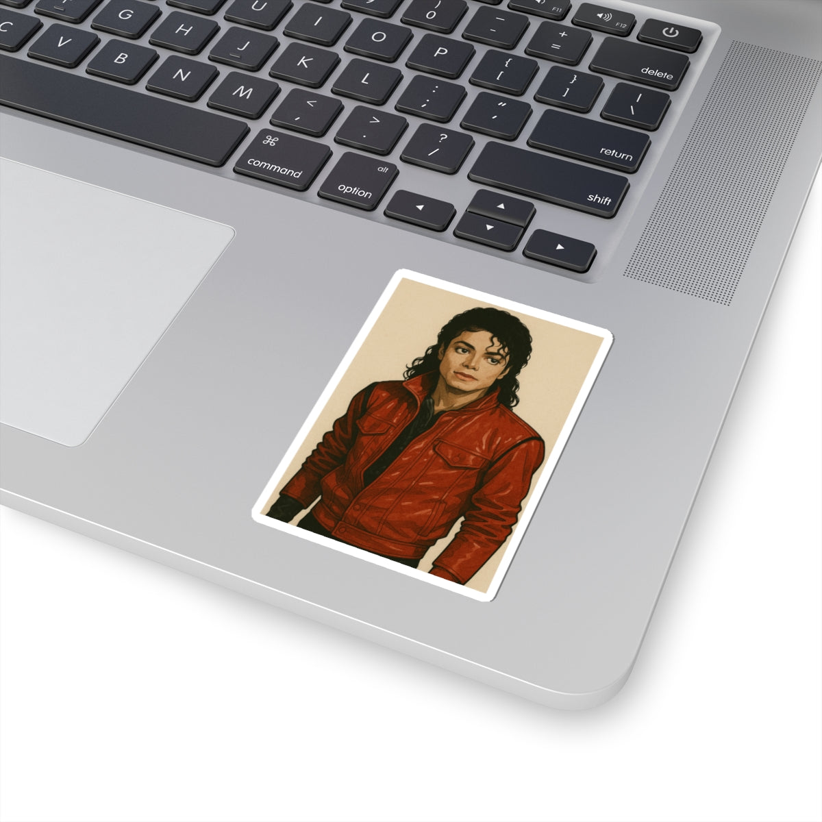 Sticker Retro de Michael Jackson Estilo Años 80