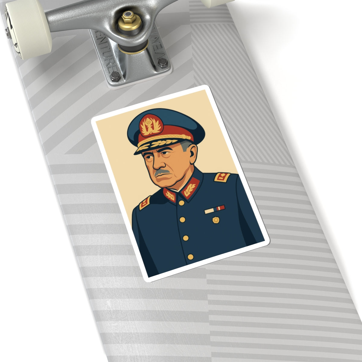 Sticker Augusto Pinochet – Arte minimalista vectorial