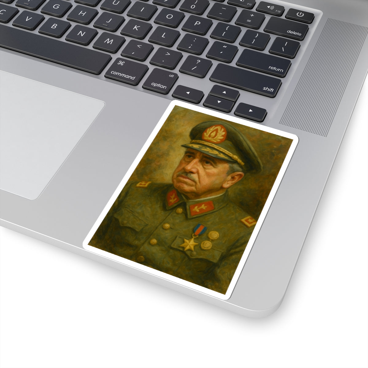 Sticker Augusto Pinochet – Retrato en óleo clásico