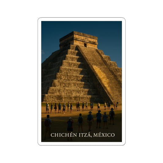Sticker Chichén Itzá: Icónica Pirámide Maya de México