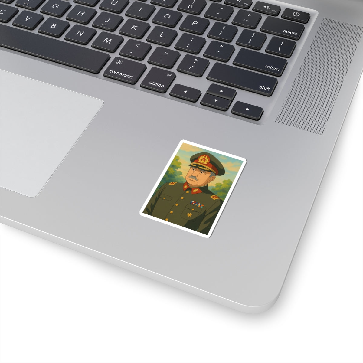 Sticker Augusto Pinochet – Estilo Estudio Ghibli