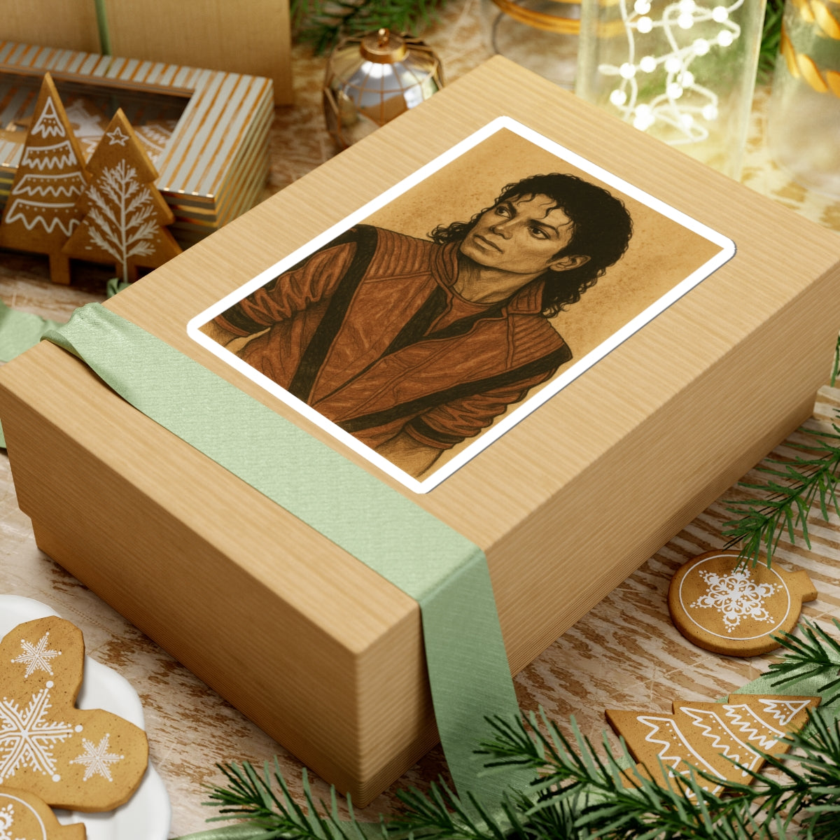 Michael Jackson Sepia – Sticker Vintage