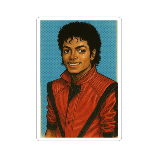 Sticker Michael Jackson Sonrisa Ochentera