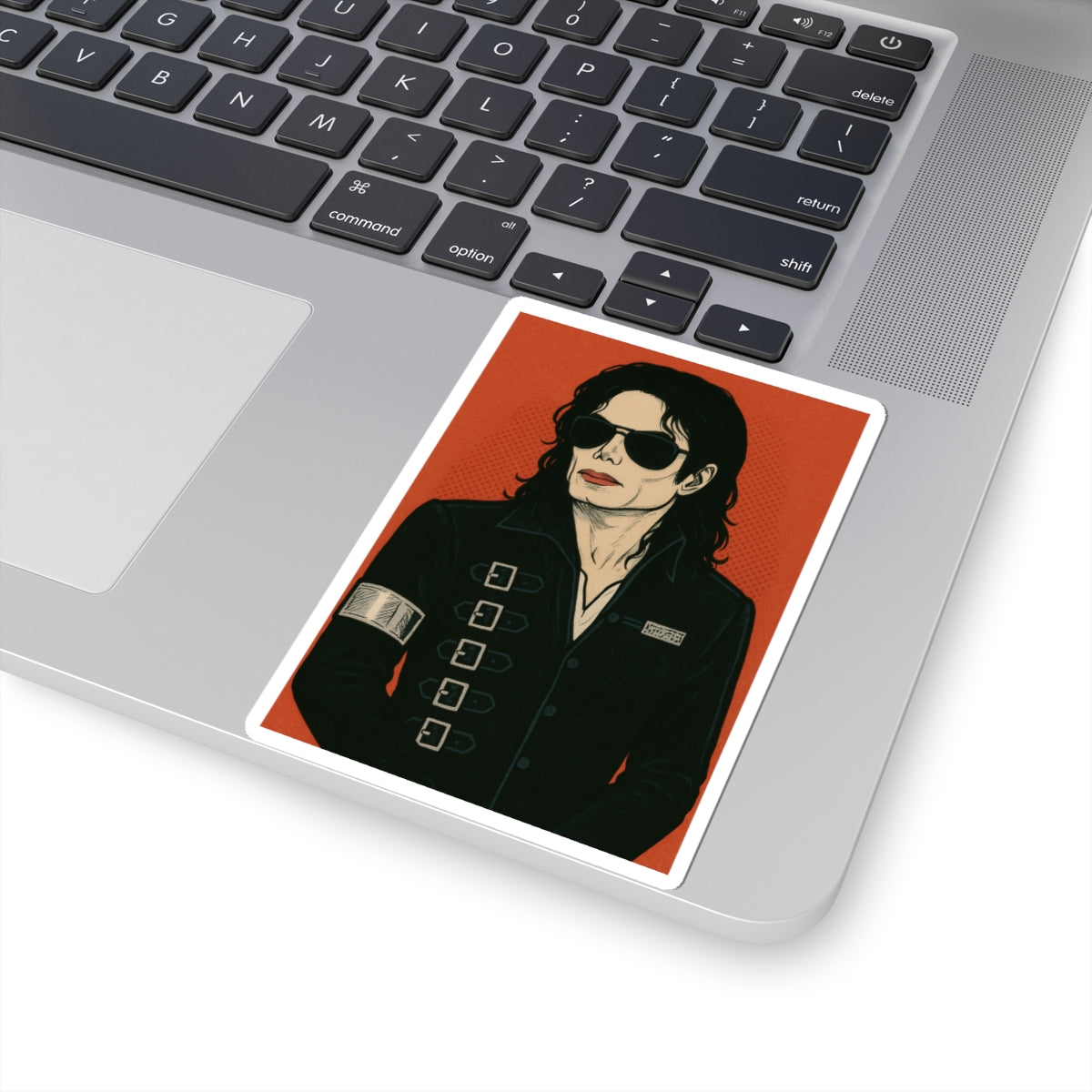 Michael Jackson BAD – Sticker Ilustración Retro Punk