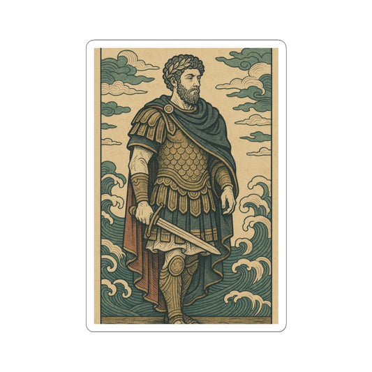 Sticker Marco Aurelio – Calma en la Tormenta