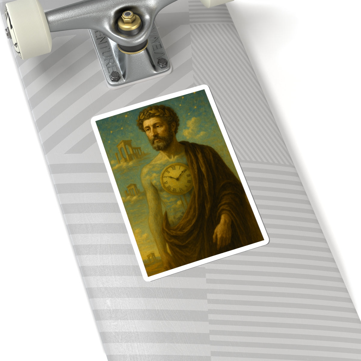 Sticker Marco Aurelio – El Tiempo es Ahora