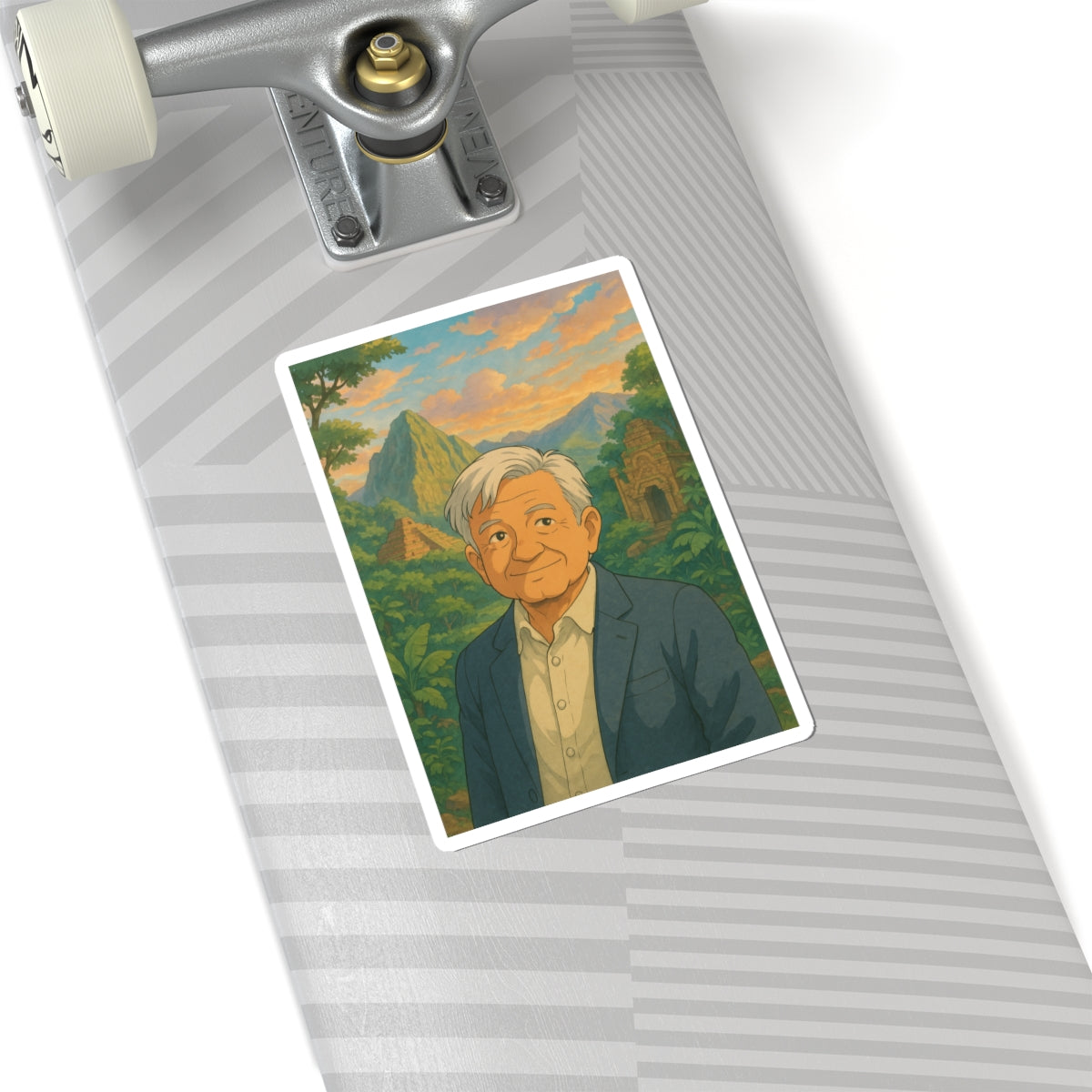 AMLO Sticker Fantasía – Inspiración Ghibli