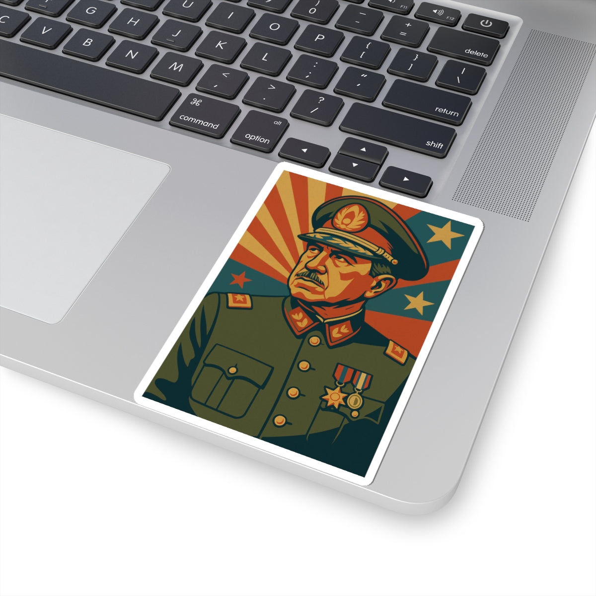 Sticker Augusto Pinochet – Arte retro propaganda histórica
