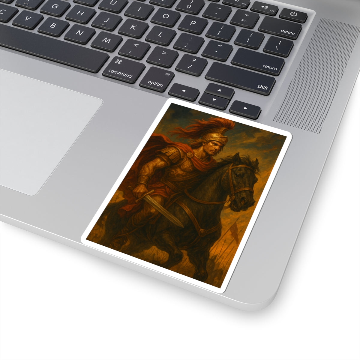Sticker Alejandro Magno entre fuego y gloria